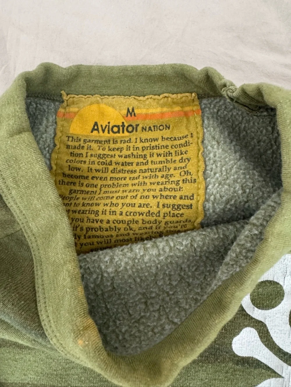 AVIATOR NATION SOUL CYCLE CAMO CREWNECK - Picture 2 of 2